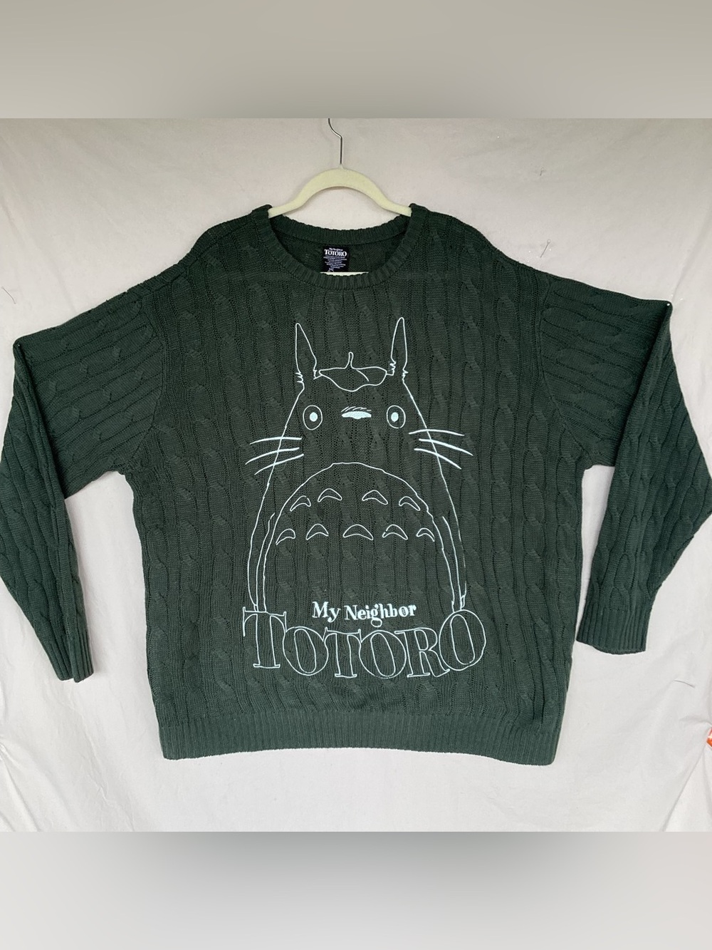 Our Universe my neighbor Totoro cable knit sweater cat